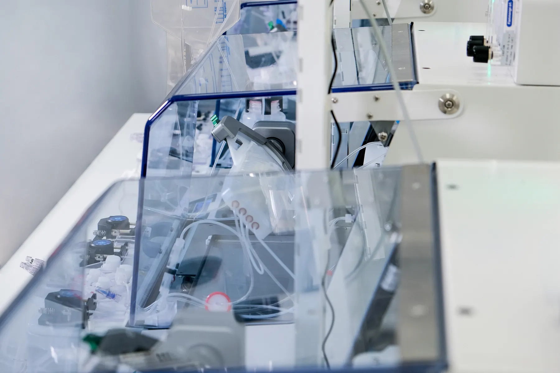 Three Production Units of the High-Throughput Bioprocessor