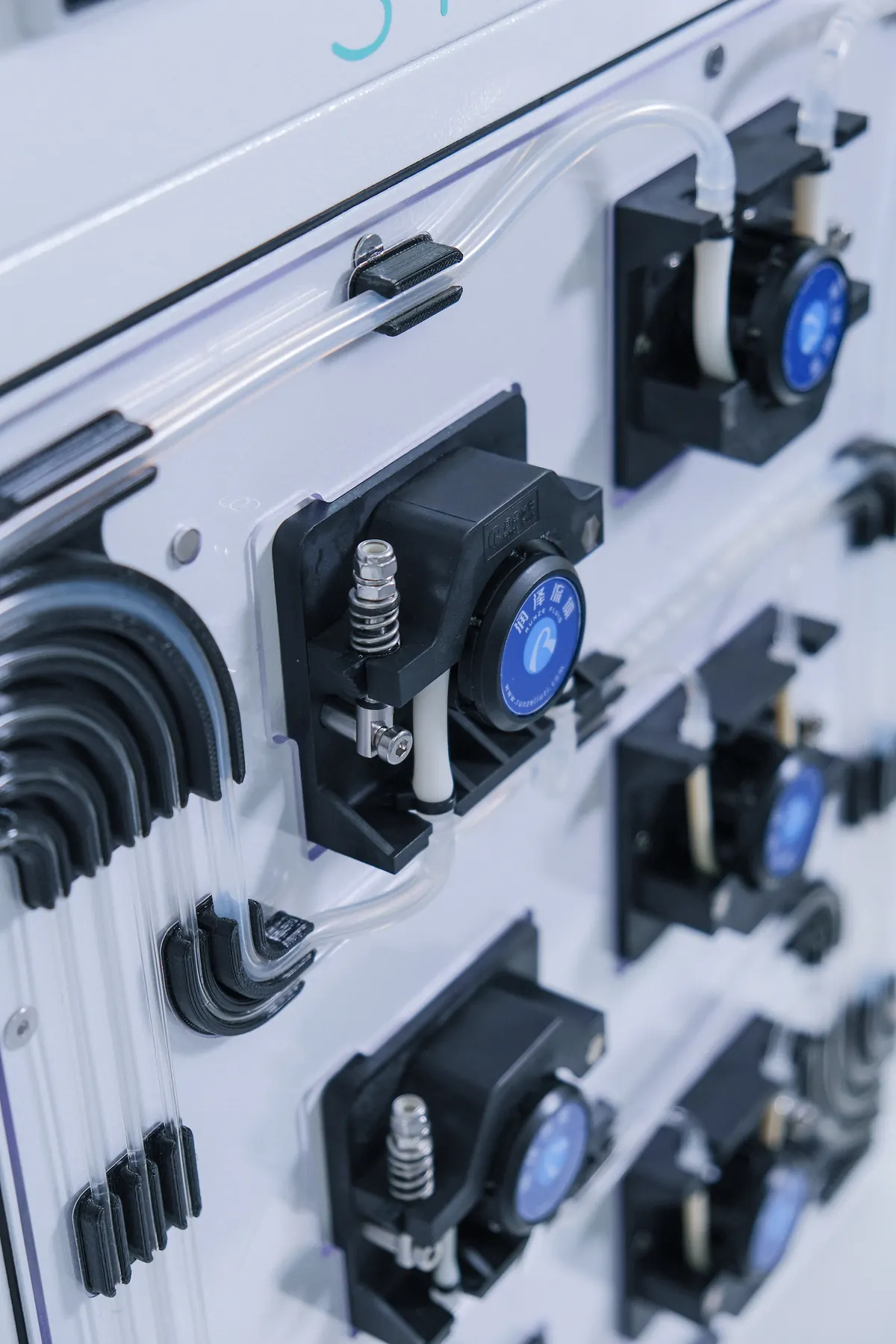 Close-up detail of the High-Throughput Bioprocessor