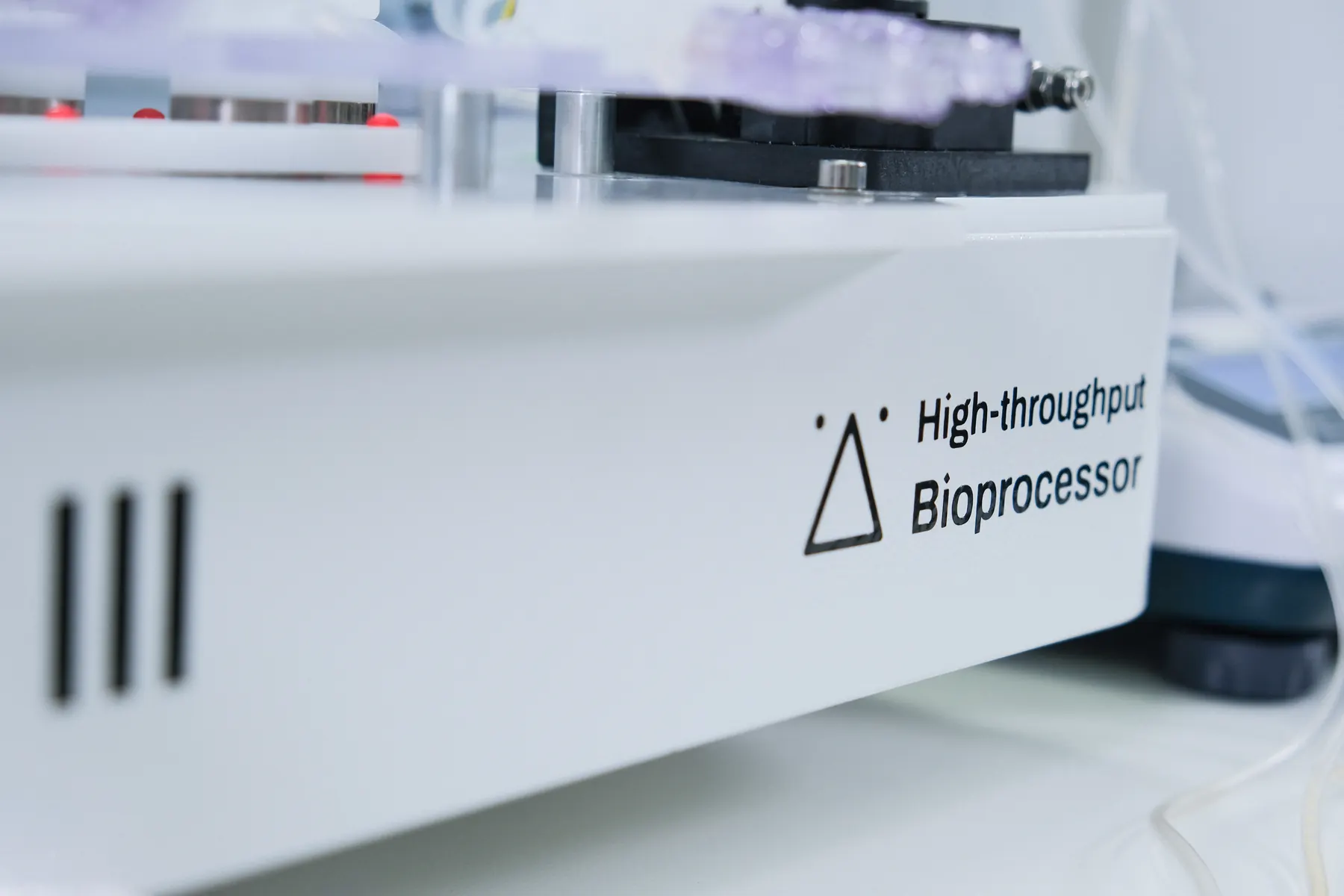 Close-up detail of the High-Throughput Bioprocessor